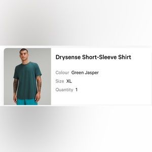 Men’s lululemon dry sense tee